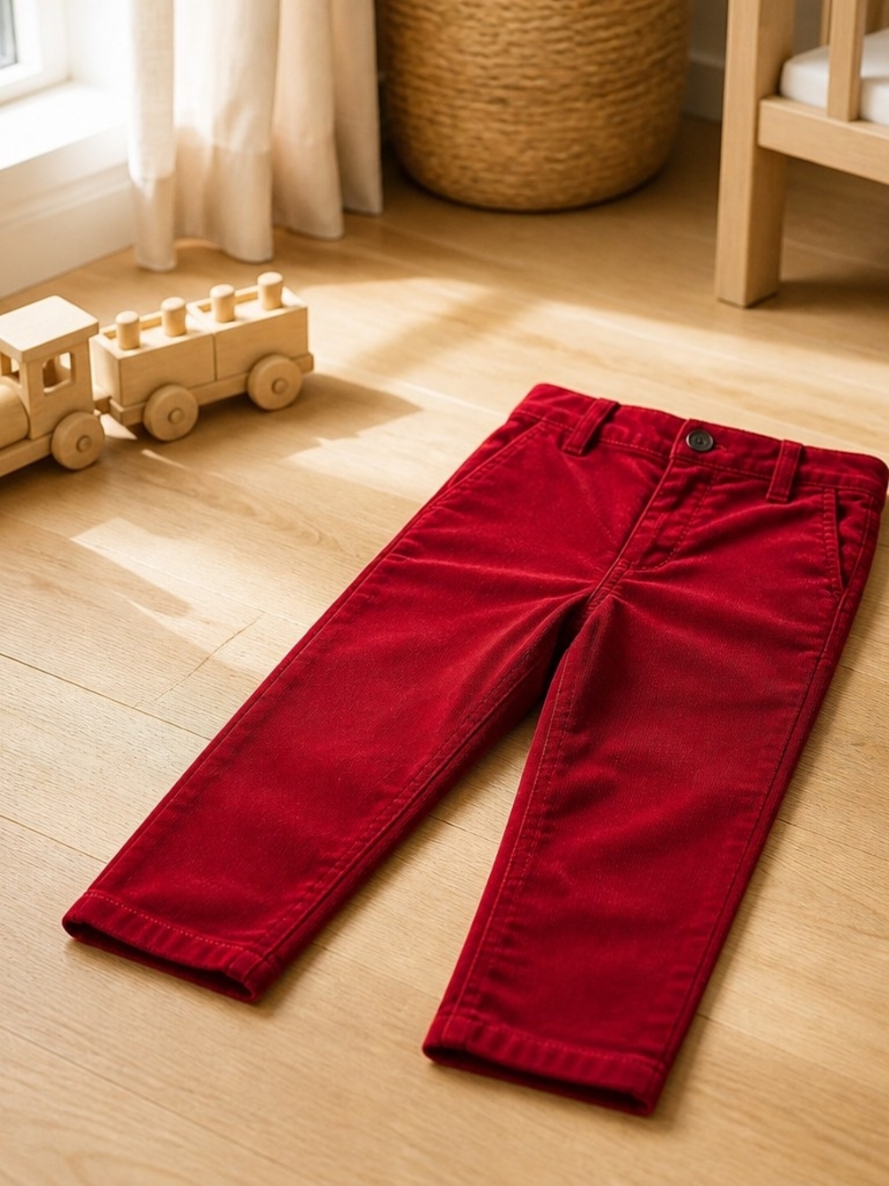 Edgehill Collection Kids Crimson Corduroy Jeans